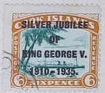 Stamp: Cook Islands Six Pence