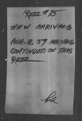 August 3-9, 1959 (1 of 3)