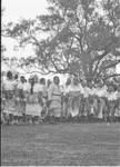 Lakalaka of Pelehake. Malungahu, titled man of Pelehake, possibly 'ofisa of the dance. Ha'apai waiting their turn?