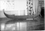 Burial canoe made by Puafagaatea of Natagera, Santa Ana.