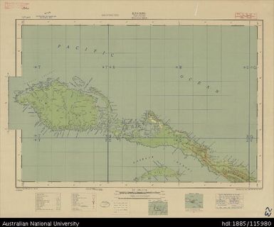 Papua New Guinea, New Ireland, Kavieng, 4 Mile Strategic series, 1943, 1:253 440