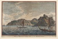 View of Resolution Bay in the Marquesas