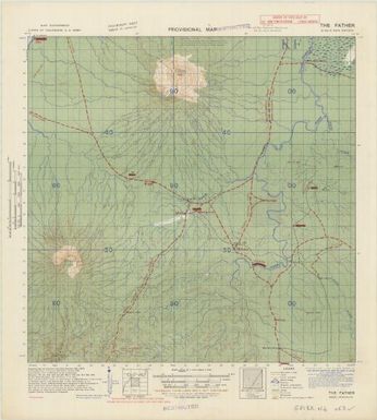 New Britain, provisional map (The Father , overprinted)