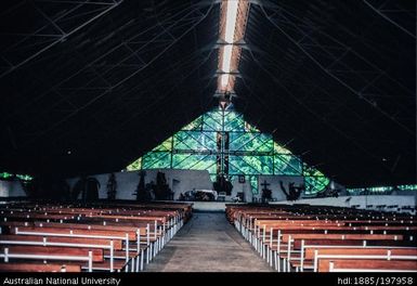 French Polynesia - Notre Dame de la Paix - interior