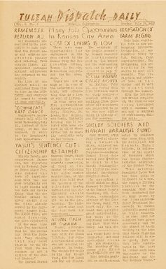 Tulean Dispatch Vol. 6 No. 2 (July 19, 1943)