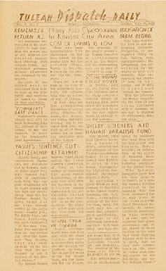 Tulean Dispatch Vol. 6 No. 2 (July 19, 1943)