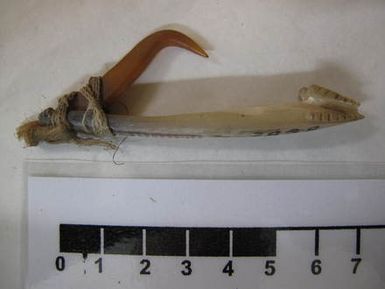 fish hook, one-piece