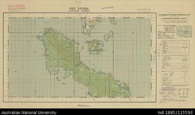 Papua New Guinea, Southern New Guinea, Dawson Strait, 1 Inch series, Sheet 1299, 1943, 1:63 360