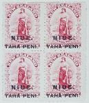 Stamps: New Zealand - Niue One Penny