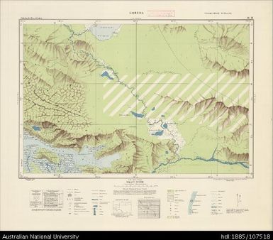 Indonesia, Western New Guinea, Goreda, Series: Nederlands-Nieuw-Guinea, Sheet 16-M, 1956, 1:100 000