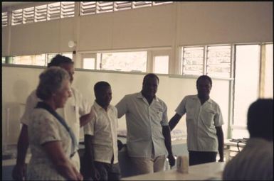 Malaria Control Service staff in Edinburgh Hall (3) : Rabaul, New Britain, Papua New Guinea, 1971 / Terence and Margaret Spencer