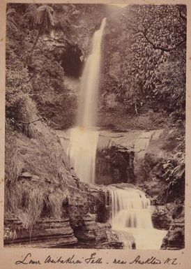 Lower Waitakerei Falls. From the album: Tahiti, Samoa and New Zealand scenes