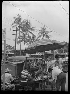 Street stalls, Honolulu, Hawaii