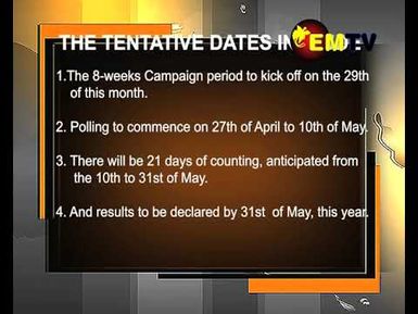 BY ELECTIONS UPDATE