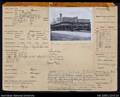 Commercial Hotel Lismore card 4 side 2