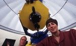 Students at the Keck Observatory in Hawaii.