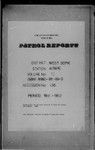 Patrol Reports. West Sepik District, Aitape, 1961 - 1962