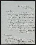 Records of the United States Exploring Expedition, 1838-1842 (inclusive), Letter from Charles Wilkes to Asa Gray, Washington City, March 6, 1858, enclosing a small drawings, also a receipt for payment to Isaac Sprague for Wilkes Expedition illustration work. WE 17.