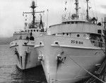 R/V Spencer F. Baird and R/V Horizon docked at the pier in Suva, Fiji