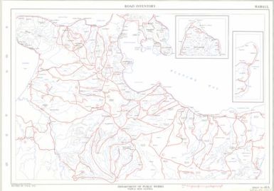 Papua New Guinea road inventory, July 1975: Rabaul [1:100,000] (Sheet 41A)