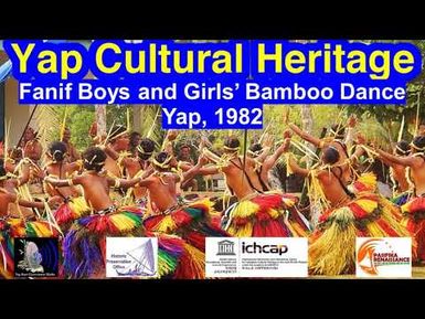 Fanif Boys and Girls' Bamboo Dance, Yap, 1982
