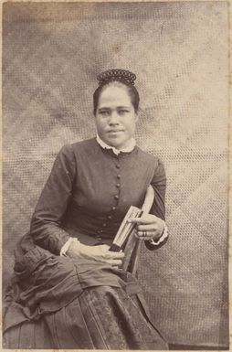 Samoan woman, 1886