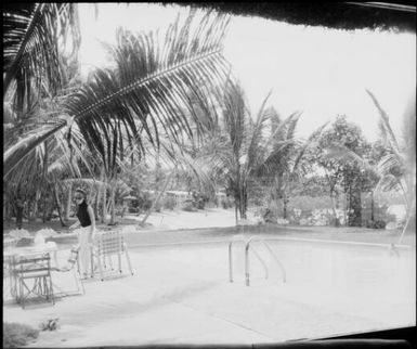 Swimming pool at the Korolevu Beach Hotel, Korolevu, Fiji, 1966 / Michael Terry