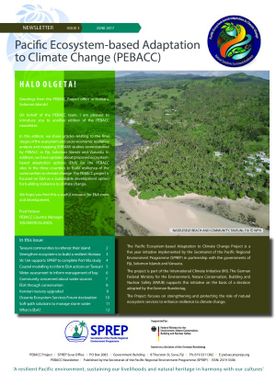 Pacific Ecosystem-based Adaptation to Climate Change (PEBACC) Newsletter, Issue 3 - (June 2017)