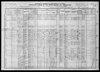 Pennsylvania: PHILADELPHIA County, Enumeration District 134, Sheet No. 3B