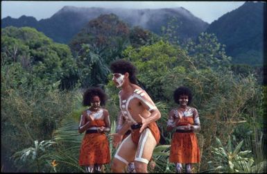 Aboriginal ceremonial dancers, Sixth Festival of Pacific Arts