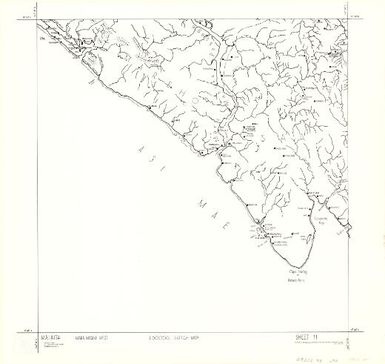 Malaita 1:50,000 sketch map.: Mara Masike west (Sheet 11)