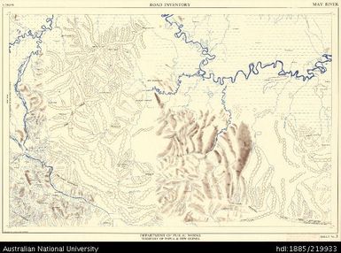 Papua New Guinea, May River, Road Inventory Series, Sheet 3, 1:250 000, 1967