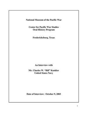 Oral History Interview with Charles Kunkler, October 9, 2003