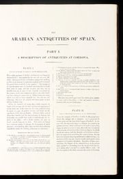 The Arabian antiquities of Spain