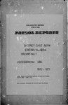 Patrol Reports. East Sepik District, Wosera, 1970 - 1971