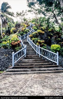 Fiji - Whispering Tides - stairway to Chapel