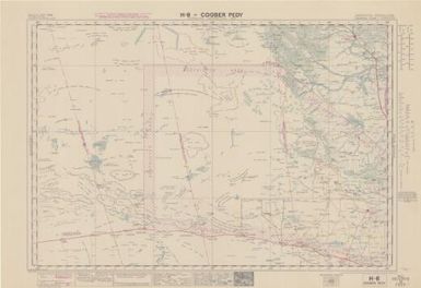 Australian aeronautical map: Coober Pedy (Sheet H6)