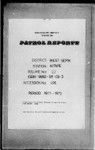 Patrol Reports. West Sepik District, Aitape, 1971 - 1972