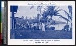 Missionary sisters treat leprous men on Makogai island, Fiji, ca.1900-1930
