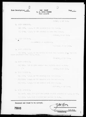 COM NAV FOR FIJI ISLANDS - War Diary, 5/1-31/44