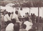 Bishop Wilson addressing the church congress at Honggo, Solomon Islands, 1906 / J.W. Beattie