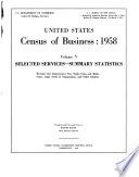 United States census of business: 1958