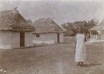 Huts for sick people at the health center in Lifou