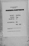 Patrol Reports. Central District, Rigo, 1966-1967