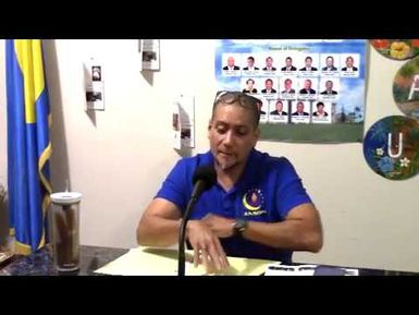 Candidate for Koror State Legislator At-Large 2017, Jason Nolan (10.31.17)