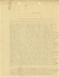 Letter from Sidney Jennings Legendre, May 3, 1945