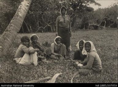 Indian women gathering firewood