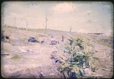 Salvaged jeep on the hospital hill, Higataru, Papua New Guinea, 1951 / Albert Speer