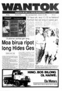 Wantok Niuspepa--Issue No. 0915 (January 16, 1992)