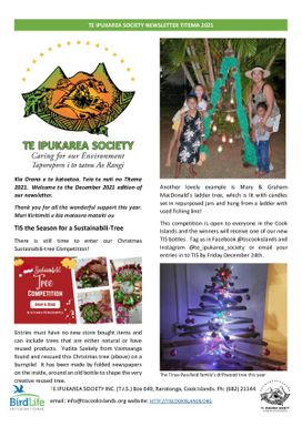 Te Ipukarea Society Newsletter - December 2021